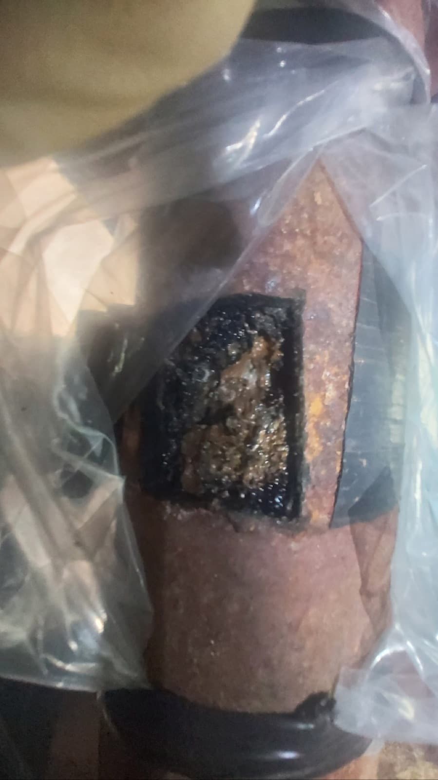 배관 고압세척·내시경 점검 · 아파트 메인관 주철관 탈거 세척